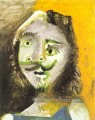Tête d’homme 91 1971 cubiste
